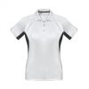 P700LS Biz Collection Womens Renegade Polo White/Black – Promotrenz