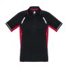 P700MS Biz Collection Mens Renegade Polo Black/Red – Promotrenz