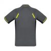 P700MS Biz Collection Mens Renegade Polo Grey/Black/Fluoro Yellow – Promotrenz