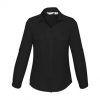 S626LL Biz Collection Madison Long Sleeve Blouse – Black