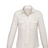 S626LL Biz Collection Madison Long Sleeve Blouse – Ivory