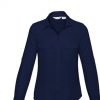 S626LL Biz Collection Madison Long Sleeve Blouse – Midnight Blue