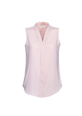 S627LN Biz Collection Madison Sleeveless Shirt - Blush Pink The Biz Collection Madison Sleeveless Blouse is a mechanical stretch polyester blouse. 5 colours. 6 - 26. Great sleeveless blouses from Biz Collection