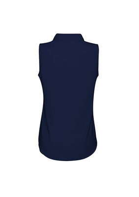 The Biz Collection Madison Sleeveless Blouse is a mechanical stretch polyester blouse. 5 colours. 6 - 26. Great sleeveless blouses from Biz Collection