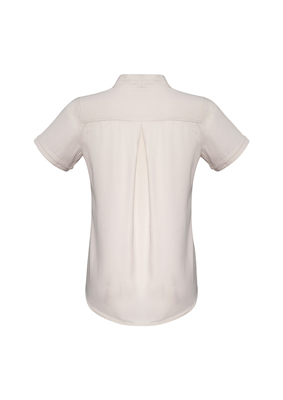 The Biz Collection Madison Short Sleeve Blouse is a mechanical stretch polyester blouse.  5 colours.  6 - 26.  Great short sleeve blouses from Biz Collection