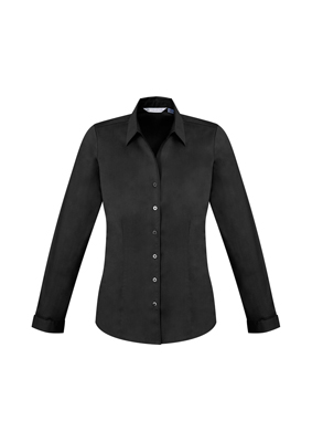 The Biz Collection Ladies Monaco Long Sleeve Shirt is cotton rich, Y neckline ladies shirt. Available in 8 colours. Sizes 6 - 26.