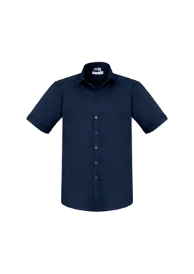 The Biz Collection Mens Monaco Short Sleeve Shirt is cotton rich, Y neckline ladies shirt. Available in 8 colours. Sizes XS - 5XL.