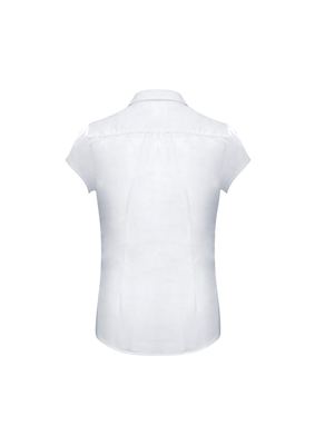 The Biz Collection Ladies Euro Short Sleeve Shirt is an easy care 65% polyester, 35% cotton shirt.  3 colours.  6 - 26.  Great branded short sleeve work shirts.