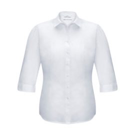 The Biz Collection Ladies Euro 3/4 Sleeve Shirt is an easy care 65% polyester, 35% cotton shirt.  3 colours.  6 - 26.  Great branded short sleeve work shirts.