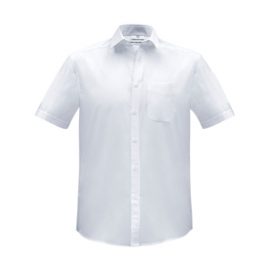 The Biz Collection Mens Euro Short Sleeve Shirt is an easy care 65% polyester, 35% cotton shirt.  3 colours.  XS - 5XL.  Great branded short sleeve work shirts.