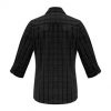 S820LT Biz Collection Ladies Harper 3/4 Sleeve Shirt – Black/Silver