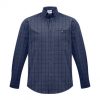 S820ML Biz Collection Mens Harper Long Sleeve Shirt – Ink/Silver