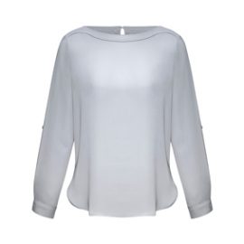 The Biz Collection Madison Boatneck Blouse is a mechanical stretch polyester blouse.  5 colours.  6 - 26.  Great boatneck blouses from Biz Collection