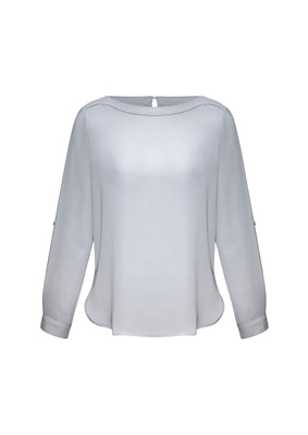 The Biz Collection Madison Boatneck Blouse is a mechanical stretch polyester blouse.  5 colours.  6 - 26.  Great boatneck blouses from Biz Collection