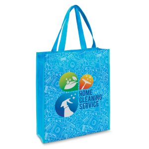 115134 Trends Collection Kira Tote Bag Laminated The Trends Collection Kira Tote Bag Laminated is a reusable tote bag made from matt laminated non woven material. Handles & binding available in 12 colours.