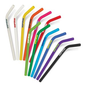 The Trends Collection Silicone Reusable Drinking Straw are the latest product to replace the sea of plastic.  Great practical eco promo products.