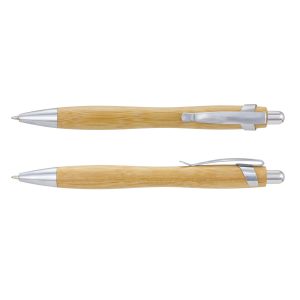 The Trends Collection Serano Bamboo Pen is a retractable bamboo pen with contoured grip and chrome accents.  Great deluxe pens from Trends Collection.
