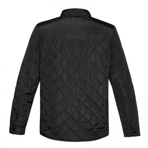 The Stormtech Mens Diamondback Jacket is a lightweight, quilted, water resistant jacket. Multiple pockets. Available in Black.