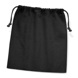The Trends Collection Cotton Gift Bag is a large drawstring gift bag made from cotton.  In White & Black.  Great branded large cotton gift bags.