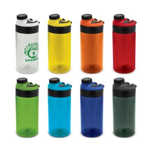 The Trends Collection Olympus Drink Bottle is a 600ml translucent drink bottle.  8 colours.  Wide Top Opening.  Great branded drink bottles.