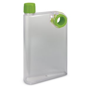 The Trends Collection Accent Drink Bottle is a 400ml water bottle shaped like a notebook.  Lid and Ring colours mix n match.  Great branded drink bottles.