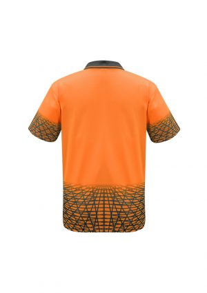 The Syzmik Mens Tracks Polo is a breathable, quick dry, hi viz polo with zip pocket. 4 colours. XS - 7XL. Great practical hi vis workwear from Syzmik.