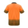 ZH300 Syzmik Mens Tracks Polo – Orange/Navy
