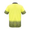 ZH300 Syzmik Mens Tracks Polo – Yellow/Charcoal