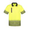 ZH300 Syzmik Mens Tracks Polo – Yellow/Charcoal