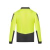 ZH310 Syzmik Flux Long Sleeve Polo – Yellow/Charcoal