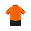 ZH315 Syzmik Flux Short Sleeve Polo – Orange/Black