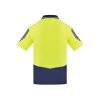 ZH315 Syzmik Flux Short Sleeve Polo – Yellow/Navy