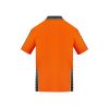 ZH320_ Syzmik Mens Komodo Polo – Orange/Charcoal