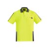ZH320 Syzmik Mens Komodo Polo – Yellow/Charcoal