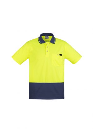 The Syzmik Comfort Back Short Sleeve Polo is a 170gsm, natural, breathable long sleeve polo.  4 colours.  XXS - 7XL. Great branded hi vis long sleeve polos.