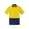 The Syzmik Hi Vis Cotton Short Sleeve Polo is a natural, soft cotton fabric, hi vis polo.  2 colours.  XXS - 7XL.  Great branded hi vis cotton polos from Syzmik.
