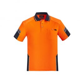 The Syzmik Reinforced Hi Vis Squad Short Sleeve Polo is a 100% polyester, 175gsm polos.  2 colours.  XXS - 7XL.  Great branded hi vis short sleeve polo shirt.