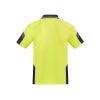 ZH465 Syzmik Reinforced Hi Vis Squad Short Sleeve polo – Yellow/Navy