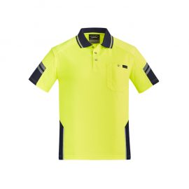 The Syzmik Reinforced Hi Vis Squad Short Sleeve Polo is a 100% polyester, 175gsm polos.  2 colours.  XXS - 7XL.  Great branded hi vis short sleeve polo shirt.