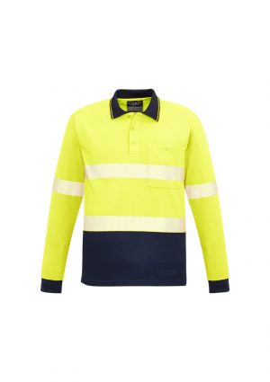 The Syzmik Unisex Hi Vis Segmented L/S polo is a 175gsm polyester hi vis polo shirt. 2 colour options. Great branded hi vis polos & workwear from Syzmik.
