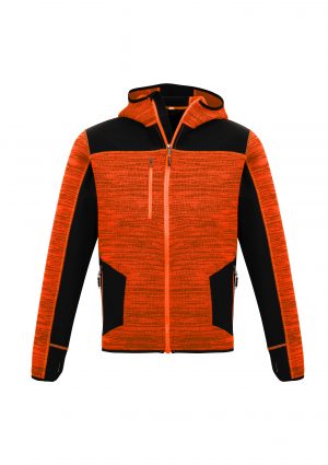 The Syzmik Streetwor Reinforced Knit Hoodie is a knitted polyester hoodie with contrast softshell panels.  Up to 7XL.  4 colours.  Great knitted hoodies.