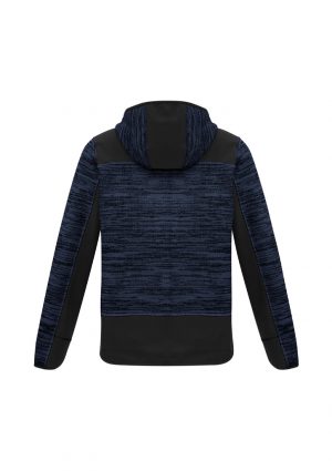The Syzmik Streetworx Reinforced Knit Hoodie is a knitted polyester hoodie with contrast softshell panels.  Up to 7XL.  4 colours.  Great knitted hoodies.