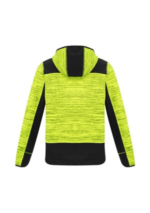 The Syzmik Streetworx Reinforced Knit Hoodie is a knitted polyester hoodie with contrast softshell panels.  Up to 7XL.  4 colours.  Great knitted hoodies.