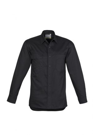 The Syzmik Mens Light Weight Tradie Shirt - Long Sleeve is a 145gsm light weight cotton twill shirt. 4 colours. Great Syzmik lightweight workwear shirts.