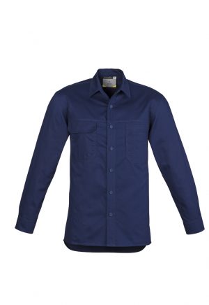 The Syzmik Mens Light Weight Tradie Shirt - Long Sleeve is a 145gsm light weight cotton twill shirt. 4 colours. Great Syzmik lightweight workwear shirts.