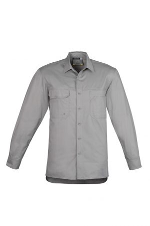 The Syzmik Mens Light Weight Tradie Shirt - Long Sleeve is a 145gsm light weight cotton twill shirt. 4 colours. Great Syzmik lightweight workwear shirts.