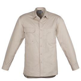 The Syzmik Mens Light Weight Tradie Shirt - Long Sleeve is a 145gsm light weight cotton twill shirt.  4 colours.  Great Syzmik lightweight workwear shirts.