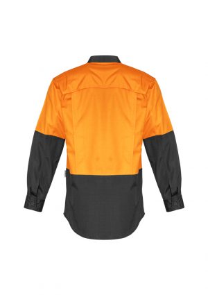 The Syzmik Mens Rugged Cooling Hi Vis Spliced Shirt is a square weave cotton ripstop hi vis shirt.  4 colours.  XXS - 7XL.  Great branded hi vis wear.