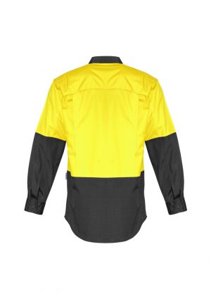 The Syzmik Mens Rugged Cooling Hi Vis Spliced Shirt is a square weave cotton ripstop hi vis shirt.  4 colours.  XXS - 7XL.  Great branded hi vis wear.