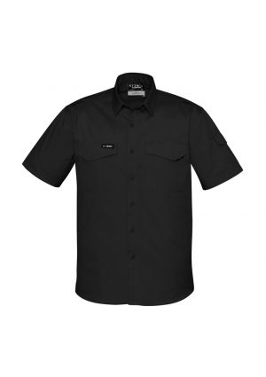 The Syzmik Mens Rugged Cooling Shirt is a square weave cotton ripstop shirt.  4 colours.  XXS - 7XL.  Great branded Syzmik tradie work shirts.